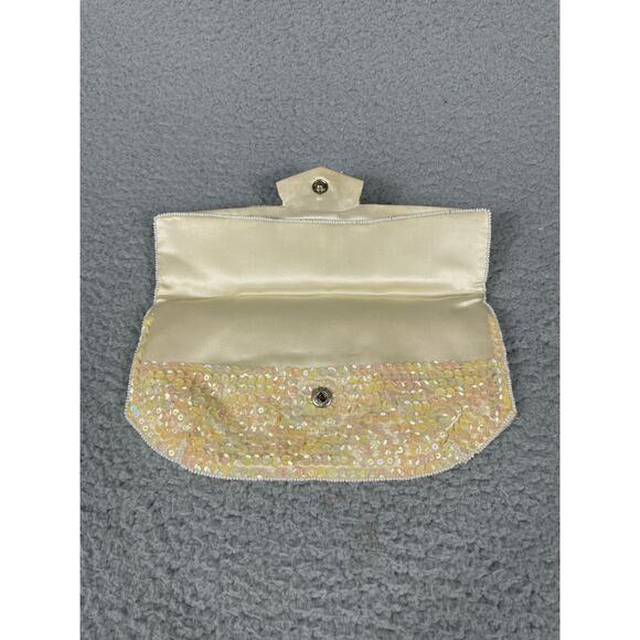 Vintage LA Regale Sequin Womens Wallet Clutch Made In Japan - Picture 3 of 8